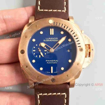 Swiss Grade Panerai Luminor Submersible Bronzo Blue Dial - 47MM